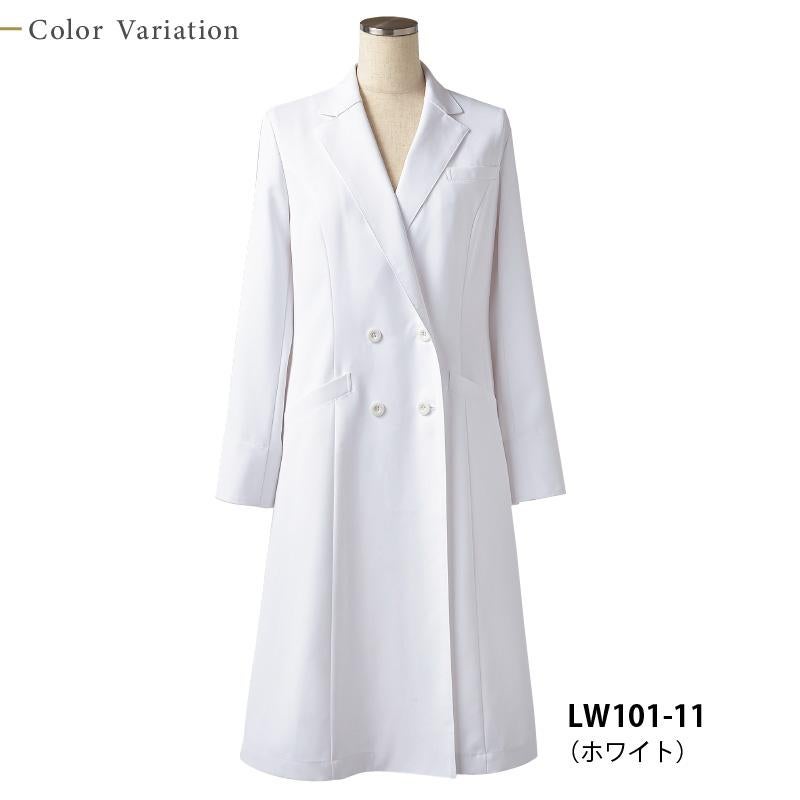 ドクターコート（長袖） 女性 S-3L[LW101-11/住商モンブラン×ローラアシュレイ]