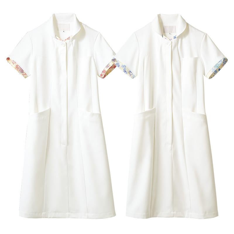 ナースワンピース（半袖） 女性 S-3L[LW401-12/住商モンブラン×ローラアシュレイ]