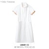ナースワンピース（半袖） 女性 S-3L[LW401-12/住商モンブラン×ローラアシュレイ]