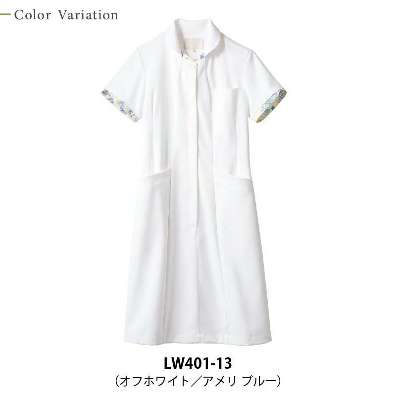 ナースワンピース（半袖） 女性 S-3L[LW401-12/住商モンブラン×ローラ
