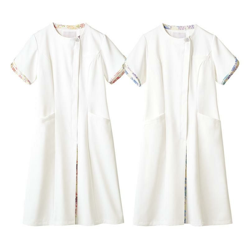 ナースワンピース（半袖） 女性 S-3L[LW402-12/住商モンブラン×ローラアシュレイ]