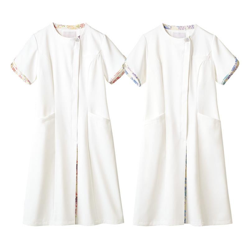 ナースワンピース（半袖） 女性 S-3L[LW402-12/住商モンブラン×ローラアシュレイ]