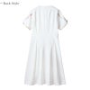 ナースワンピース（半袖） 女性 S-3L[LW402-12/住商モンブラン×ローラアシュレイ]
