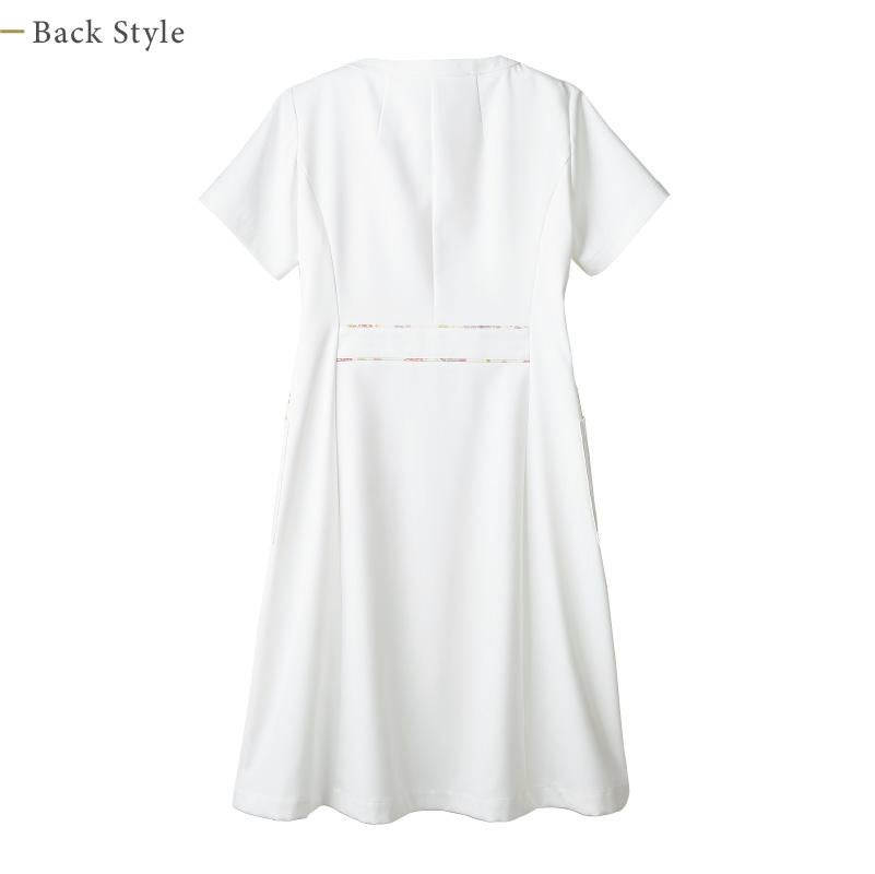 ナースワンピース（半袖） 女性 S-3L[LW411-12/住商モンブラン×ローラアシュレイ]