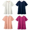 スクラブ 半袖 [LW603-12/住商モンブラン×ローラアシュレイ] （S-3L）女性用