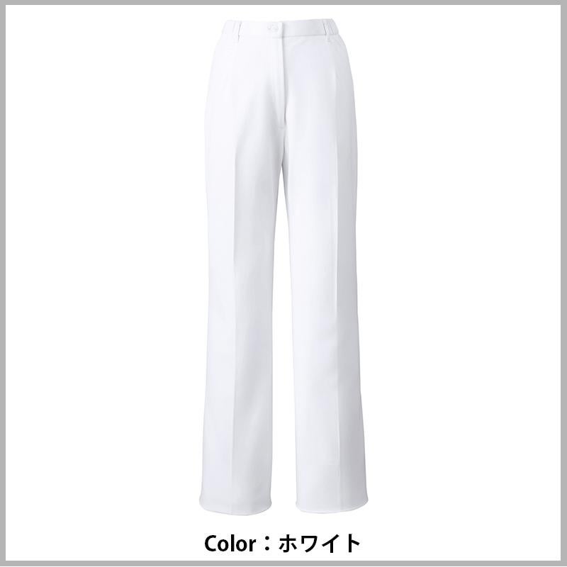 ナースパンツ　脇ゴム仕様で穿きやすい【フォーク】