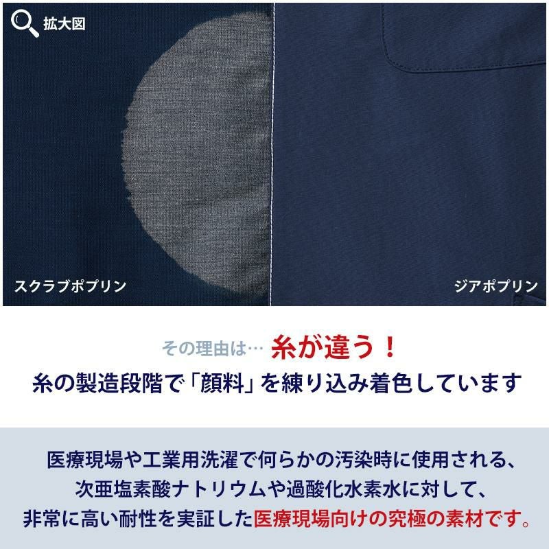 ジアスクラブパンツ 感染対策 色落ちしない [フォーク/5023SC]