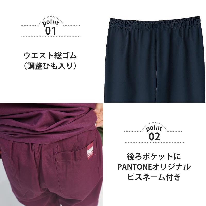 介護 スクラブパンツ　総ゴム・後ろポケット付・男女兼用（フォーク/6003SC）