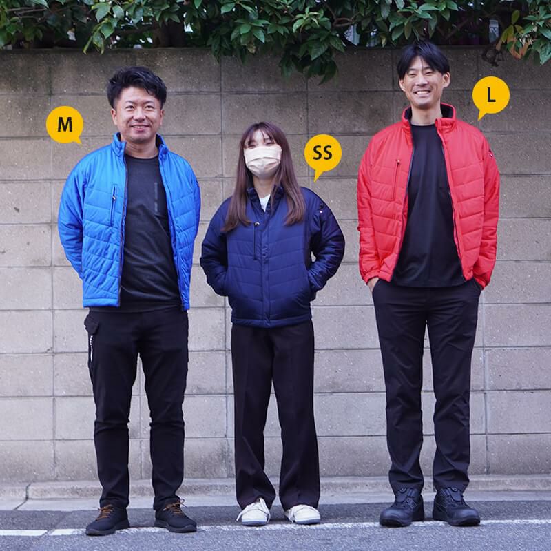 防風ストレッチ軽防寒ブルゾン(ユニセックス) [バートル/7410] 3L