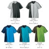 介護　半袖スクラブ・制菌加工・透け防止・吸汗速乾・制電・防汚・メンズ【住商モンブラン/72-1270】(S-3L)