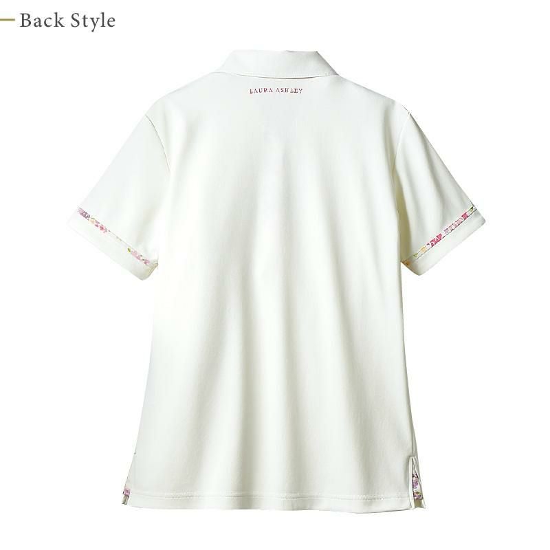 ニットシャツ（半袖） 女性 S-3L[LW203-12/住商モンブラン×ローラアシュレイ]