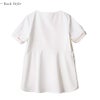 介護 半袖スクラブ [LW602-12/住商モンブラン×ローラアシュレイ] （S-3L）女性用