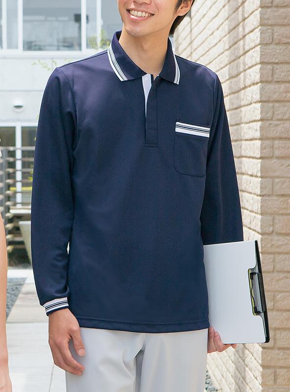 S*O様 BUTCHER'S PRODUCTS ネイビー 長袖ポロシャツ 42 長袖ポロシャツ(XL ネイビー系): その他アイテム｜メーカーズシャツ