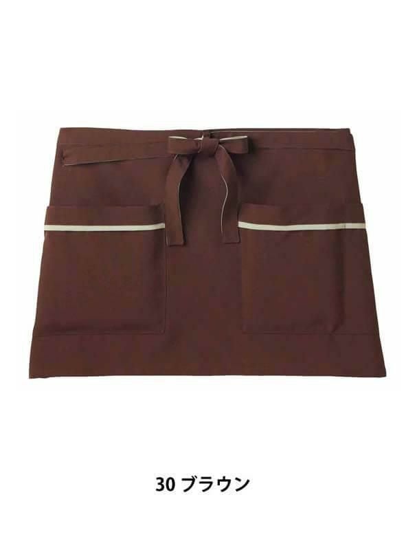 介護 腰巻エプロン[トンボ/CR019]無地/撥水撥油/防汚｜介護