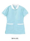 介護 ケアワークシャツ[トンボ/CR057]クレリック/吸汗/レディス
