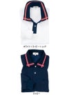 介護 長袖ポロシャツ[トンボ/CR081]ライン/吸汗速乾/抗菌防臭/男女兼用