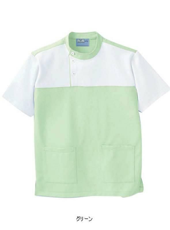 ケアワークシャツ-パステルカラーで優しい印象CR084（SS-3L）｜介護