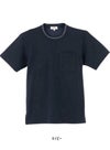 介護 Tシャツ[トンボ/CR112]ライン/吸汗速乾/軽量/男女兼用