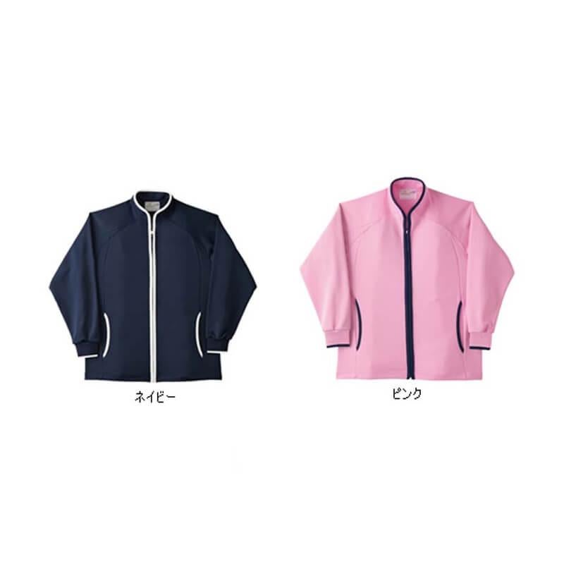 介護 ケアワークシャツ[トンボ/CR128]吸汗速乾/制菌加工/男女兼用