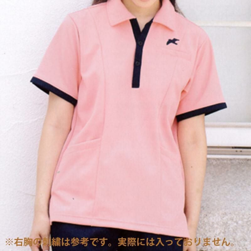 介護 ケアワークシャツ 男女兼用・ポケット・吸汗速乾・制電 （トンボ
