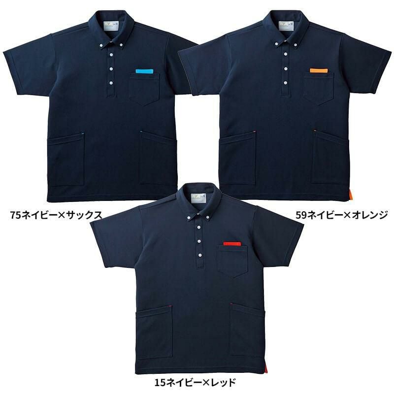 介護 ニットシャツ[トンボ/CR156]吸汗速乾/軽量/男女兼用