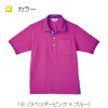 介護 ポロシャツ[トンボ/CR172]男女兼用/吸汗速乾/無地