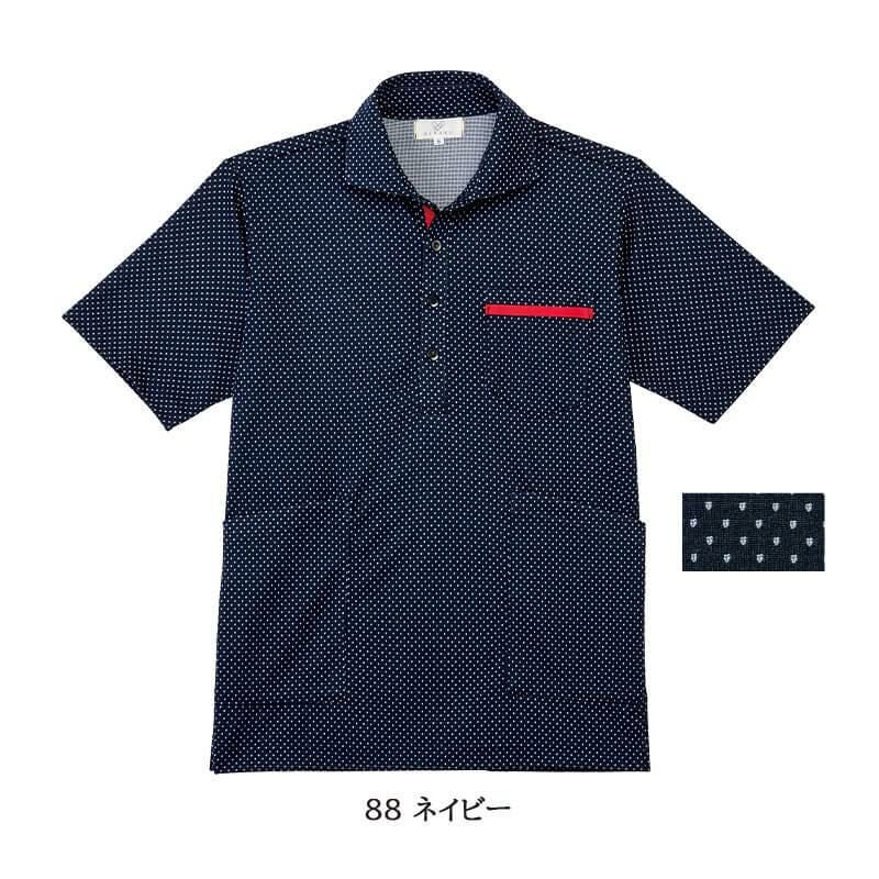 介護 ポロシャツ[トンボ/CR175]男女兼用/吸汗速乾/無地
