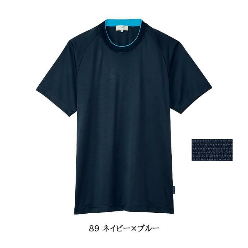 Tシャツ[CR184/トンボ](4L)清涼シリーズ｜介護ユニフォーム・介護士の