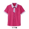 介護 半袖ニットシャツ[カーシー/HM-2629]ネクタイ風/男女兼用/吸汗速乾/ストレッチ/防透