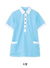 介護 半袖ロングプルオーバー[カーシー/HM2669]男女兼用/吸汗速乾/ストレッチ/防透