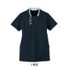 介護 半袖ロングポロシャツ[カーシー/HM-2829]男女兼用/吸汗速乾/ストレッチ/防透