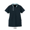 介護 半袖ロングポロシャツ[カーシー/HM-2829]男女兼用/吸汗速乾/ストレッチ/防透