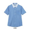 介護 半袖ニットシャツ[カーシー/HM2839]男女兼用/吸汗速乾/ストレッチ/防透/UVカット