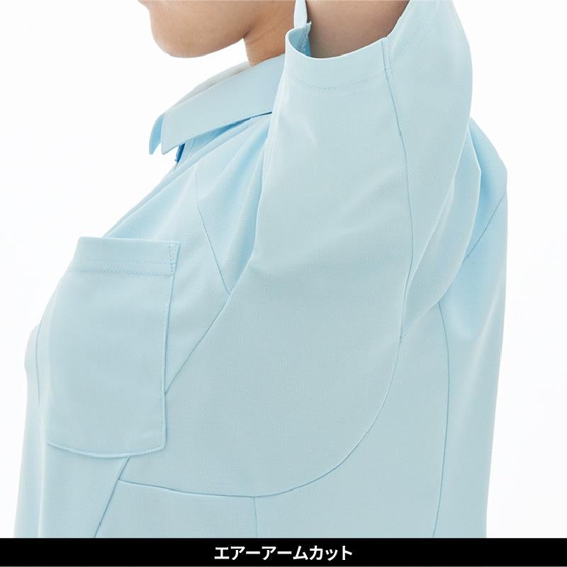男女兼用上衣 プロファンクション 介護 医療 ユニセックス[CX3117/ナガイレーベン]（SS-BL）