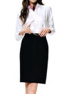 事務服 タイトスカート[ボンマックス/AS2257]さらさらストレッチ/無地