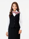 事務服 ベスト[ボンマックス/AV1250]ピンストライプ