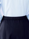 事務服 Aラインスカート[ボンマックス/LS2198]ストライプ/後ゴム