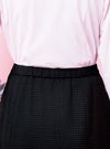 事務服 Aラインスカート[ボンマックス/LS2201]小柄チェック/軽量