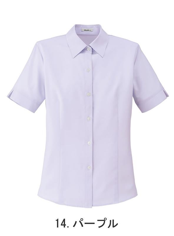 事務服 半袖ブラウス[ボンマックス/RB4550]リーズナブル/吸汗速乾