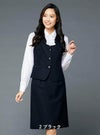 事務服 タイトスカート[チクマ/UF3516]無地/ストレッチ/防シワ