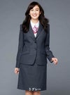事務服 タイトスカート[チクマ/UF3516]無地/ストレッチ/防シワ