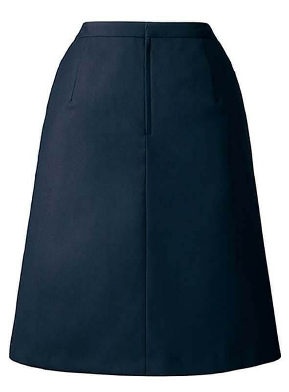 事務服 Aラインスカート[チクマ/UF3517]無地/ストレッチ/防シワ