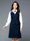 事務服 ラップキュロット[チクマ/UF3518]無地/ストレッチ/防シワ