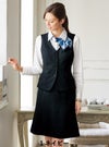 事務服 美形/マーメイドスカート[神馬本店/SA135S]ストライプ/ストレッチ