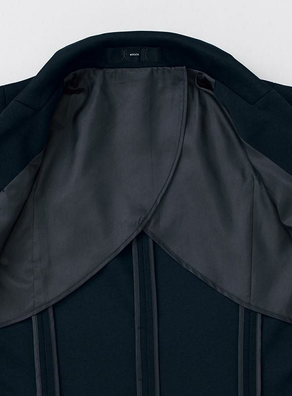 事務服 美形/ジャケット[神馬本店/SA320J]無地/ストレッチ/毛玉防止