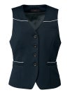 事務服 ベスト[神馬本店/SA320V]無地/ストレッチ/背ベルト付/毛玉防止