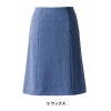 事務服 美形/セミフレアスカート[神馬本店/SA325S]無地/ストレッチ/毛玉防止