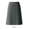 事務服 美形/セミフレアスカート[神馬本店/SA325S]無地/ストレッチ/毛玉防止