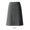 事務服 美形/セミフレアスカート[神馬本店/SA325S]無地/ストレッチ/毛玉防止