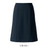 事務服 美形/セミフレアスカート[神馬本店/SA325S]無地/ストレッチ/毛玉防止